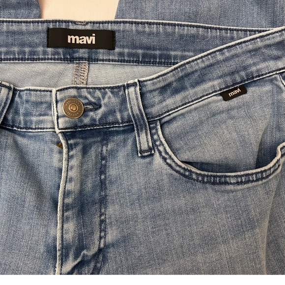 Mavi Zach Jeans Mens 32x30 Light Wash Bootcut Denim‎ Blue Casual Pants - Picture 2 of 9